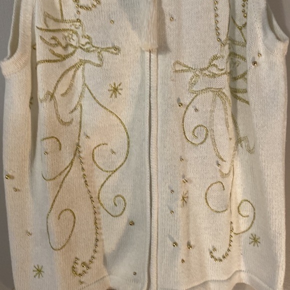 - Kim rogers vest size p-large nwt p2p -18 length 25 removable collar - Picture 3 of 7